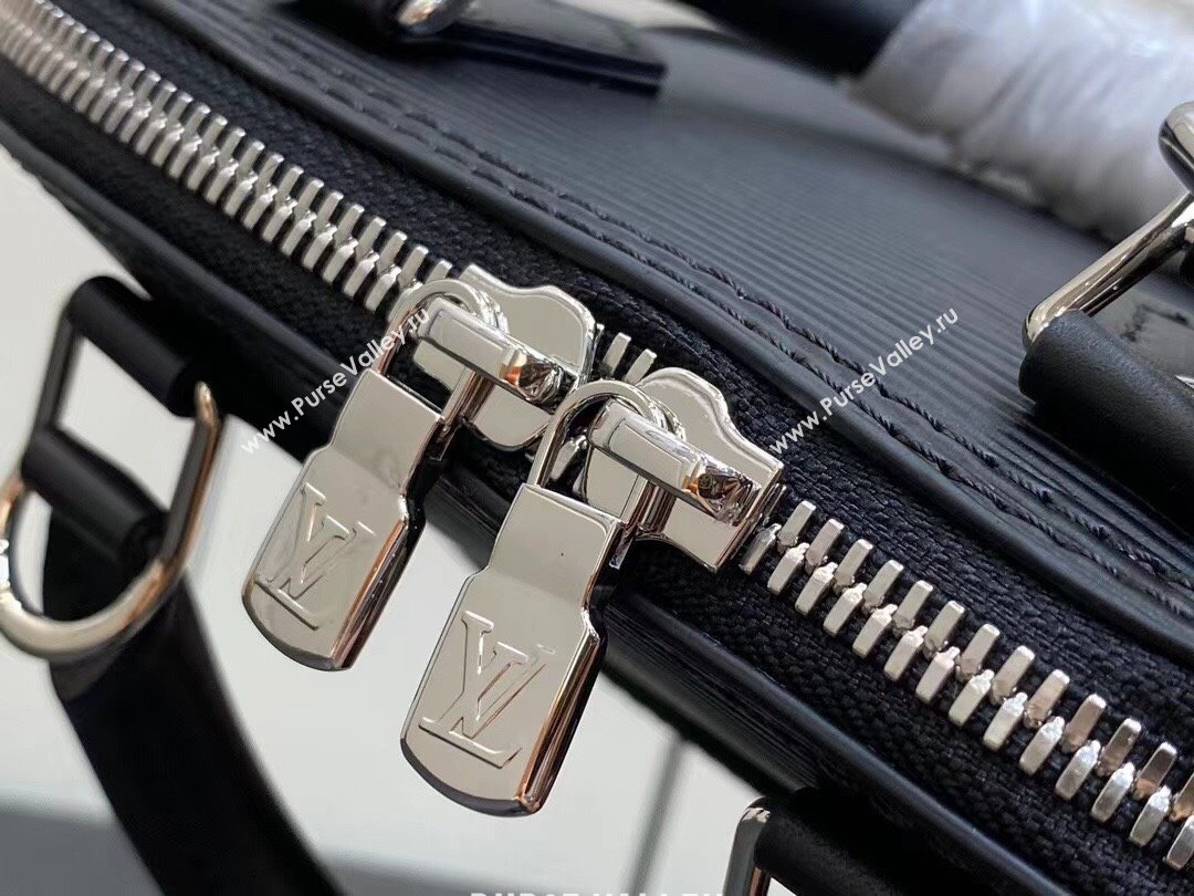 louis vuitton Nano Alma bag in EPI leather M81945 black 2023 (kiki-230928-08)