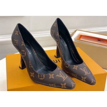 Louis Vuitton Heel 9.5cm Sparkle Pumps in Monogram Canvas 2024 (modeng-24010856)