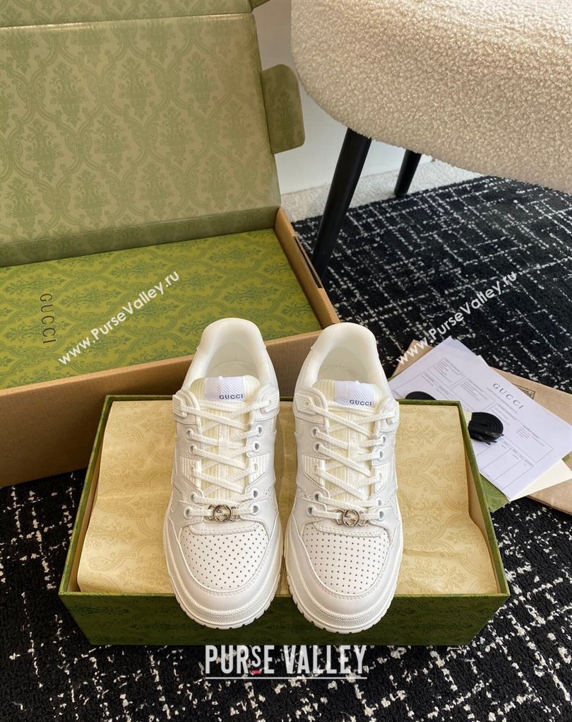 Gucci distressed effect low top Women/Men sneakers White 2024 (danni-24010502)