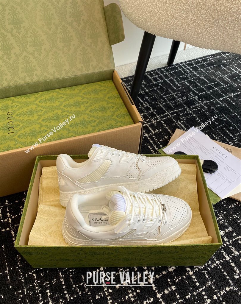 Gucci distressed effect low top Women/Men sneakers White 2024 (danni-24010502)