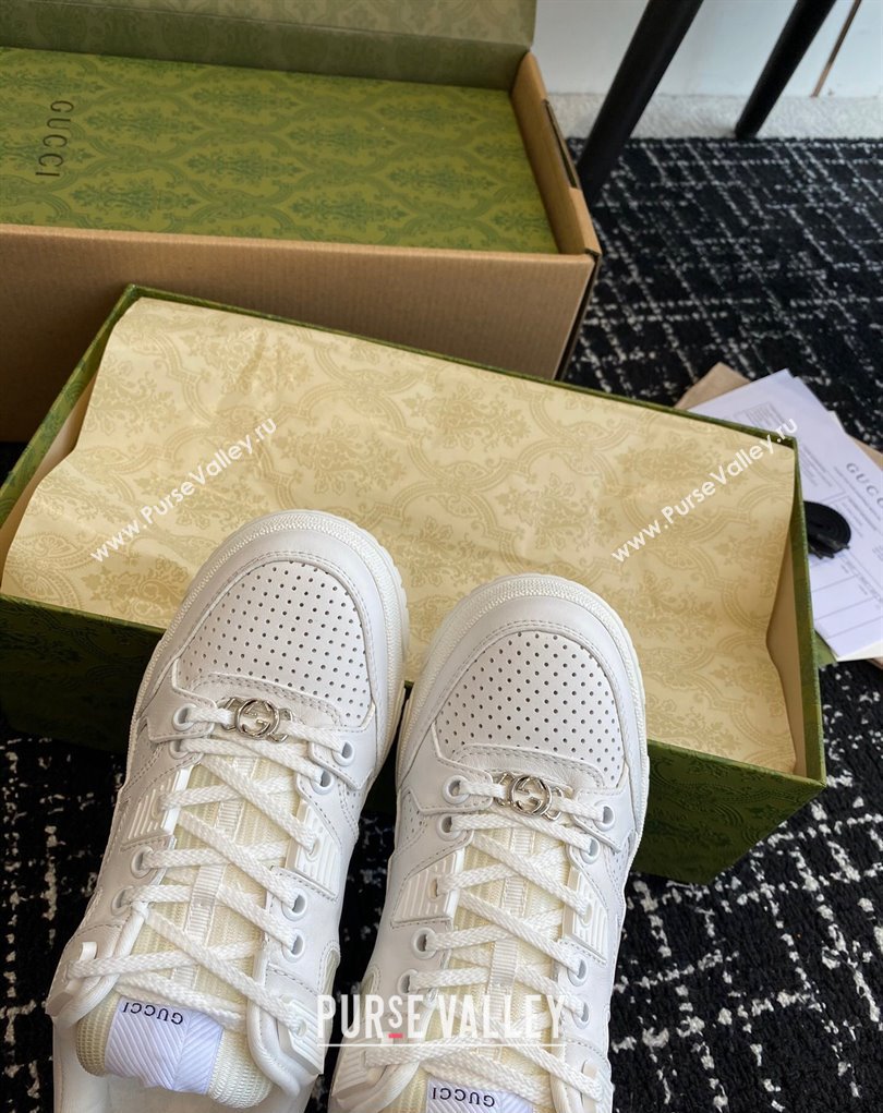 Gucci distressed effect low top Women/Men sneakers White 2024 (danni-24010502)