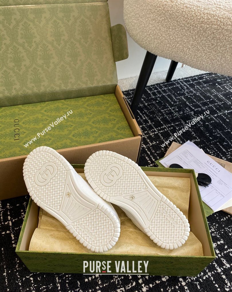 Gucci distressed effect low top Women/Men sneakers White 2024 (danni-24010502)