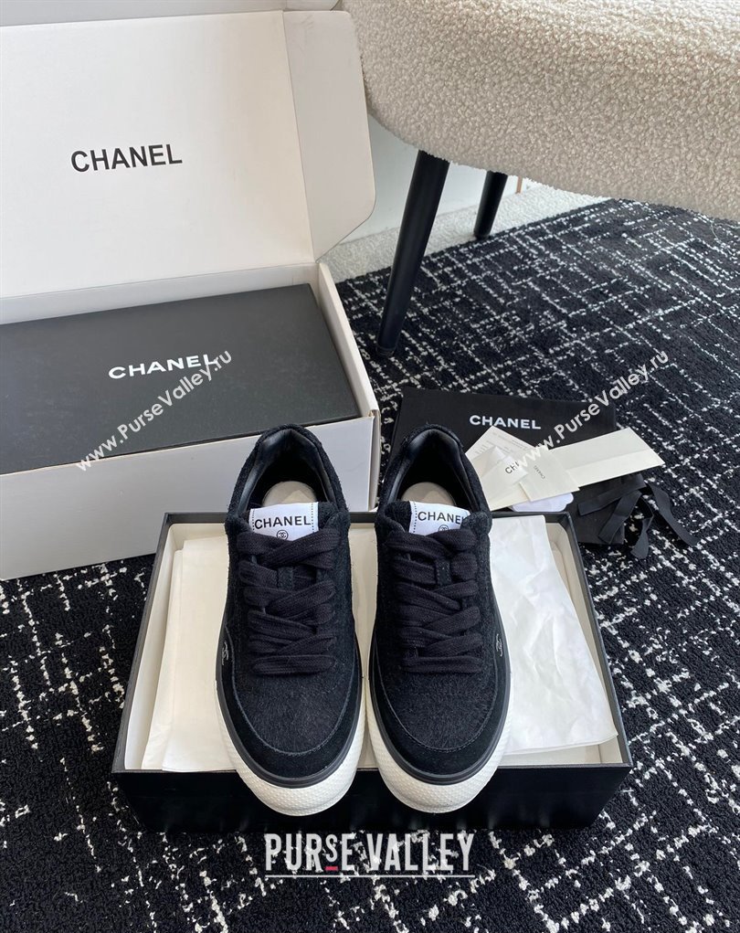 Chanel Velvet Suede Calfskin Sneakers G45208 04 2024 (danni-24010444)