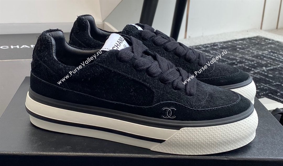 Chanel Velvet Suede Calfskin Sneakers G45208 04 2024 (danni-24010444)