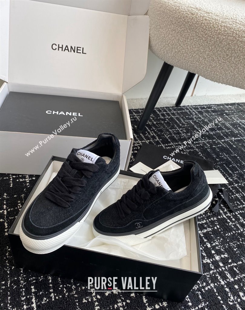 Chanel Velvet Suede Calfskin Sneakers G45208 04 2024 (danni-24010444)