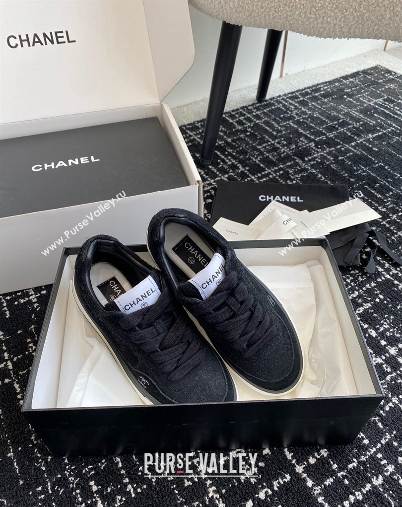 Chanel Velvet Suede Calfskin Sneakers G45208 04 2024 (danni-24010444)
