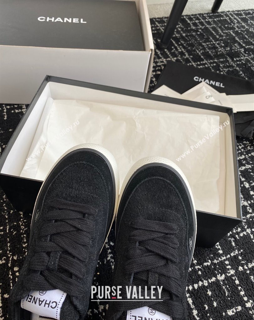 Chanel Velvet Suede Calfskin Sneakers G45208 04 2024 (danni-24010444)