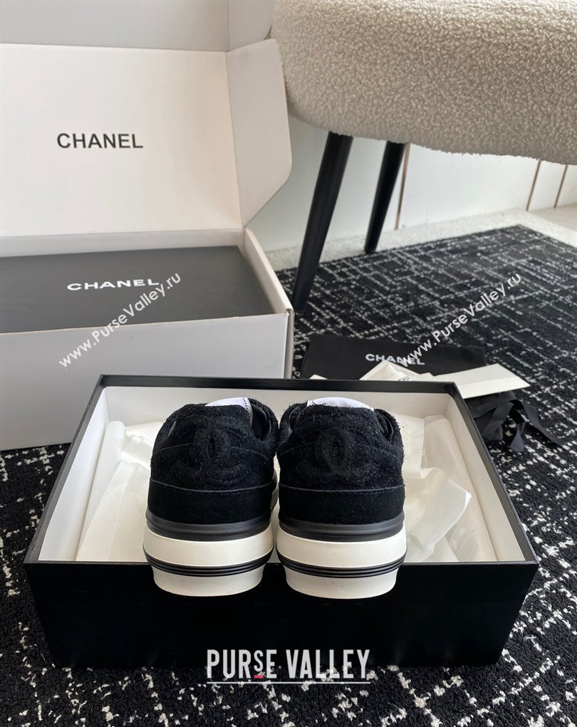 Chanel Velvet Suede Calfskin Sneakers G45208 04 2024 (danni-24010444)