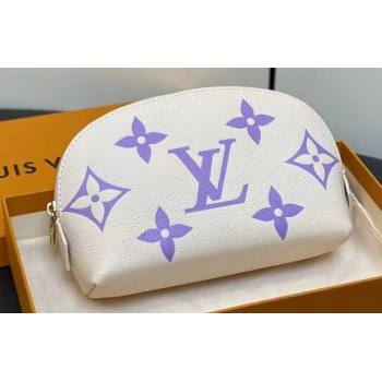 Louis Vuitton Monogram Empreinte Leather Cosmetic Pouch Bag M24378 Purple (kiki-24010802)