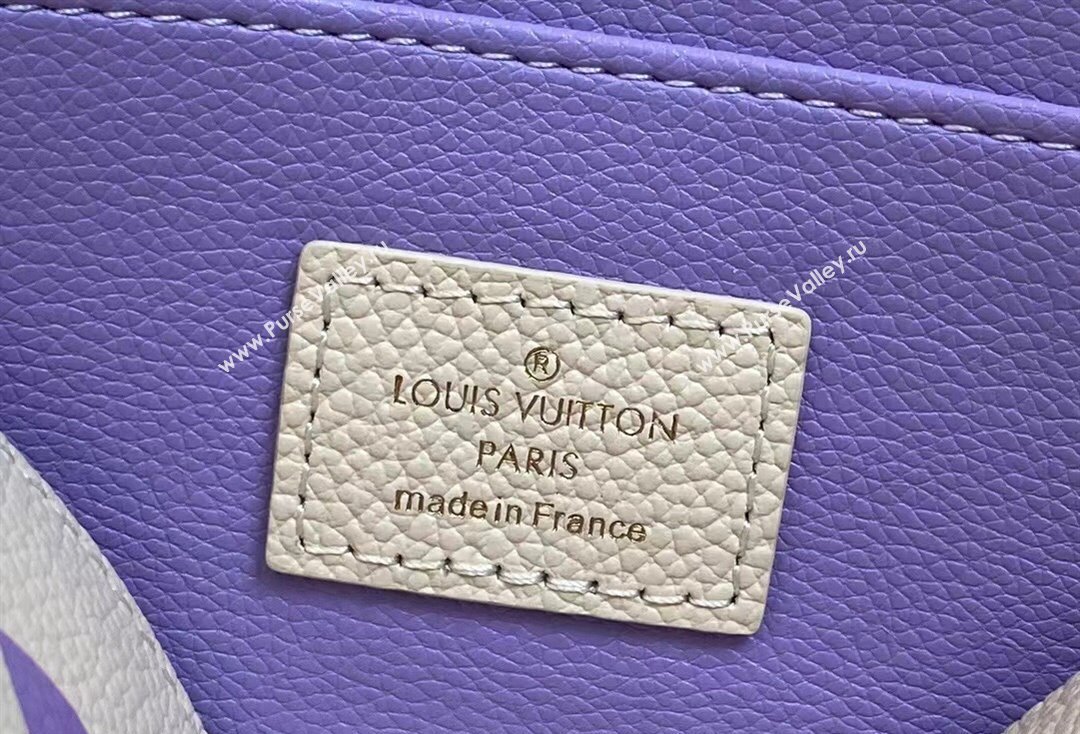 Louis Vuitton Monogram Empreinte Leather Cosmetic Pouch Bag M24378 Purple (kiki-24010802)