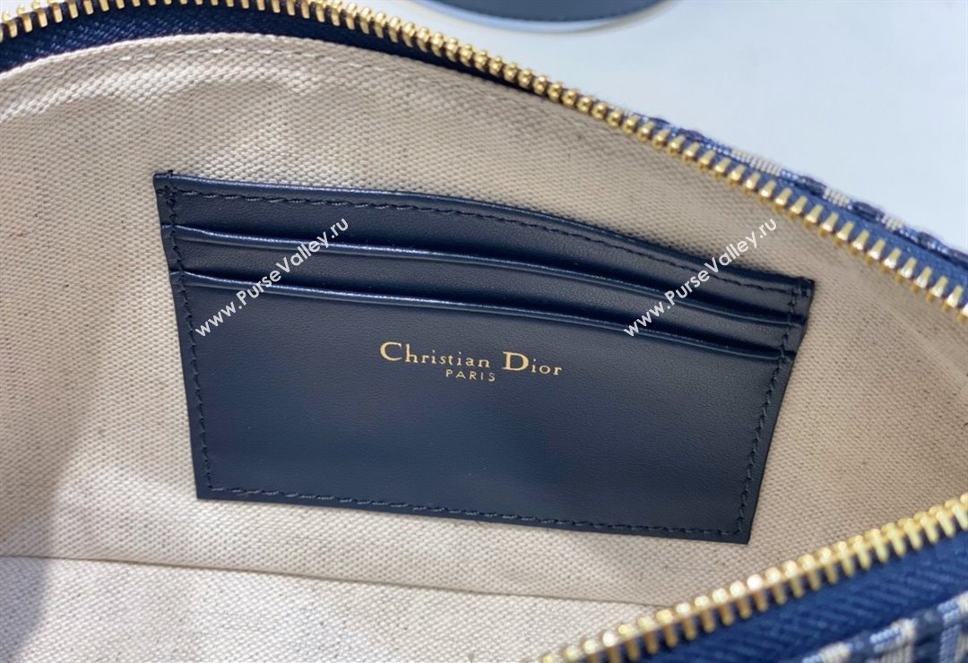 Miss Dior 30 Montaigne Midi Mini Bag in Blue Dior Oblique Jacquard (XXG-24010802)