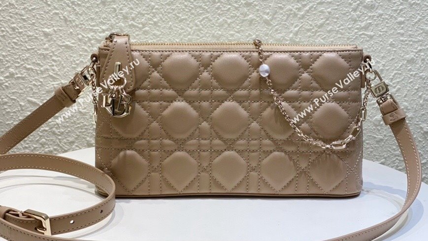 Miss Dior Midi Mini Bag in Cannage Lambskin Beige (XXG-24010803)