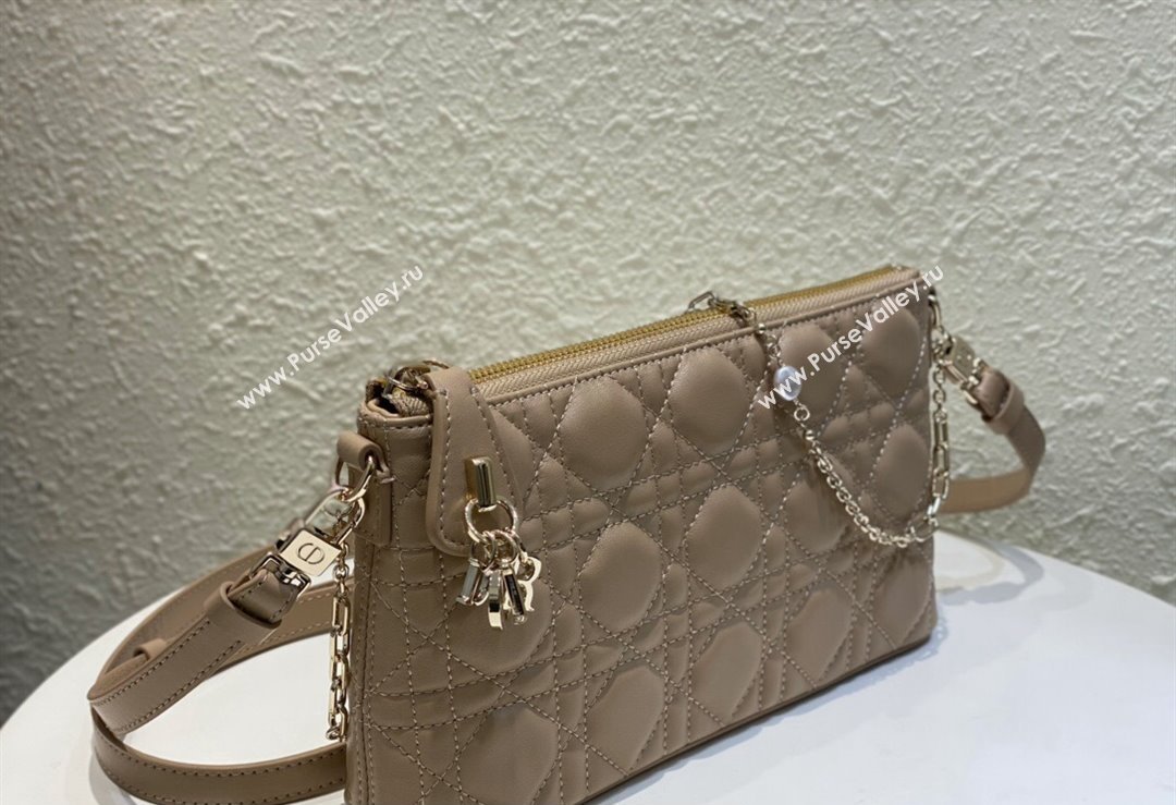 Miss Dior Midi Mini Bag in Cannage Lambskin Beige (XXG-24010803)