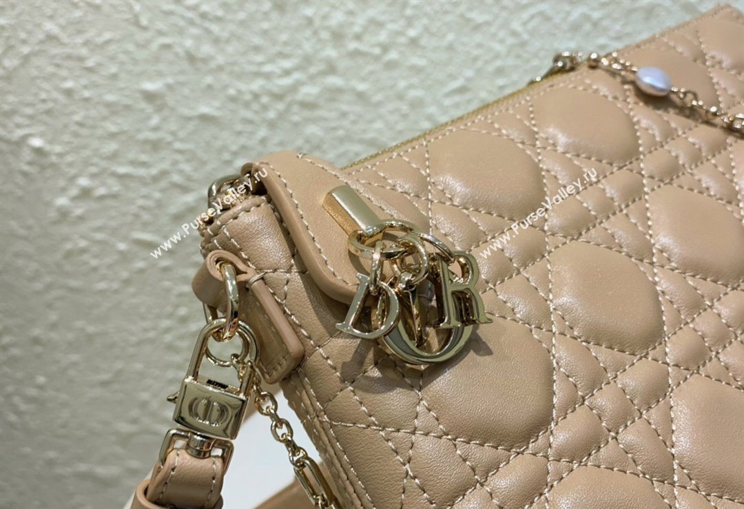 Miss Dior Midi Mini Bag in Cannage Lambskin Beige (XXG-24010803)