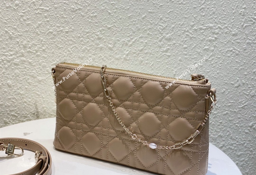 Miss Dior Midi Mini Bag in Cannage Lambskin Beige (XXG-24010803)