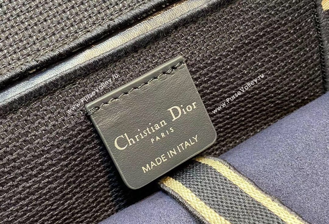 Dior Cosmetic Vanity Case Bag in Blue Dior Oblique Jacquard (XXG-24010606)