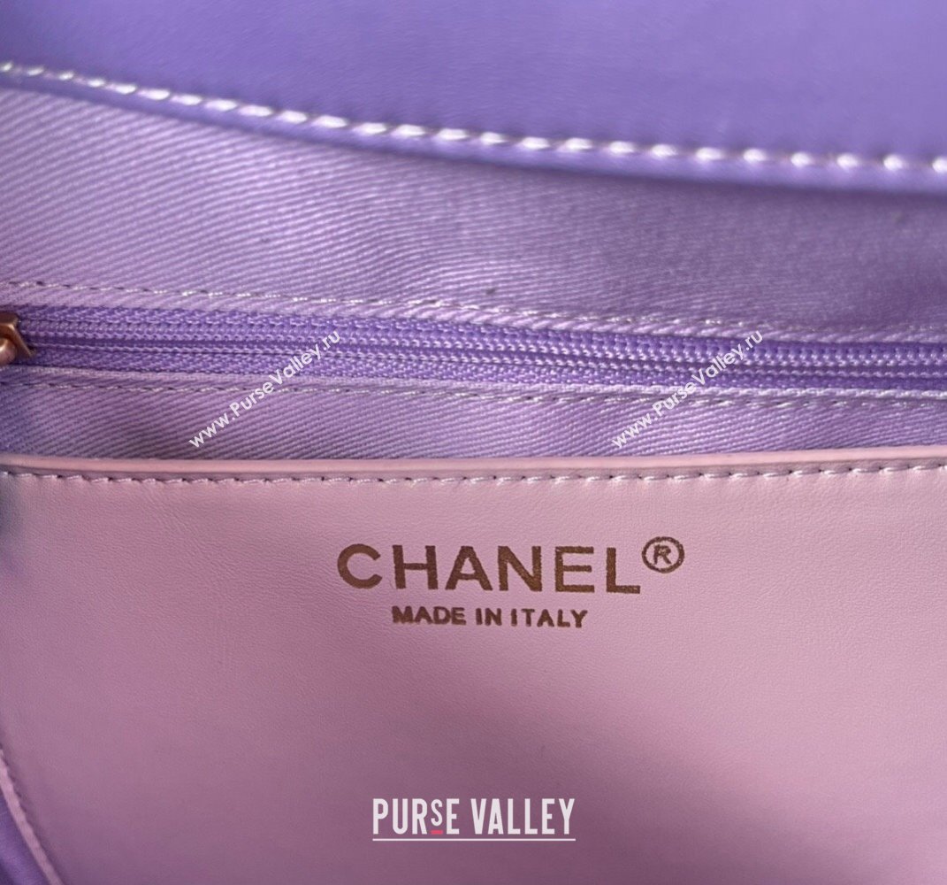 Chanel Gradient Calfskin Gold-Tone Metal Large Hobo Bag AS4632 Purple 2024 (jiyuan-24010616)