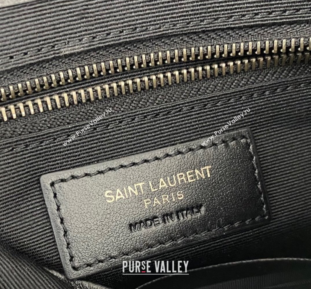 Saint Laurent Niki Chain Wallet Bag in Crinkled Vintage Leather 583103 Gray (nana-24011043)