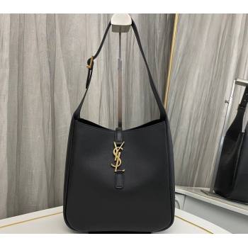 Saint Laurent le 5 à 7 supple small Bag in grained leather 713938 Black (nana-24011045)