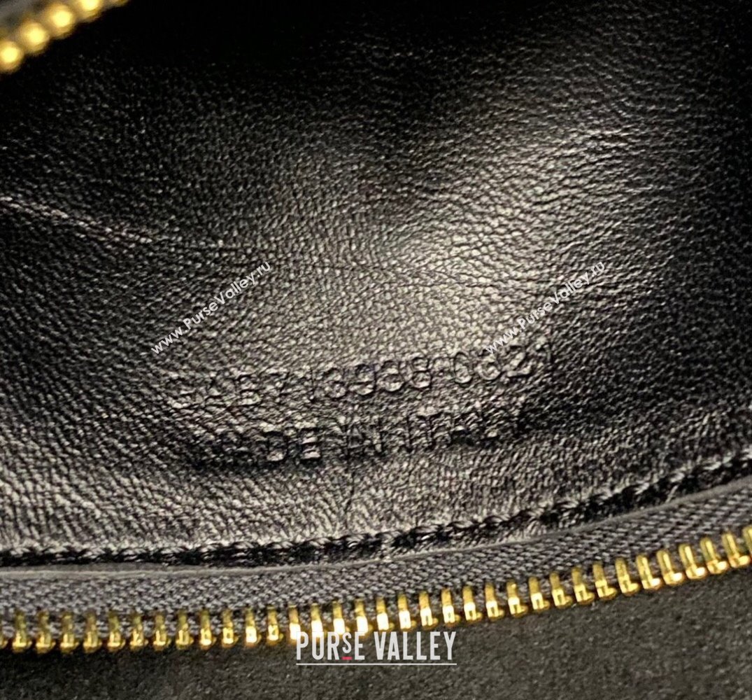 Saint Laurent le 5 à 7 supple small Bag in grained leather 713938 Black (nana-24011045)