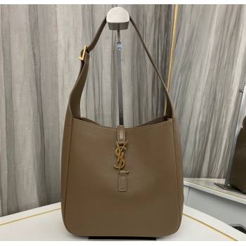 Saint Laurent le 5 à 7 supple small Bag in grained leather 713938 Camel (nana-24011049)