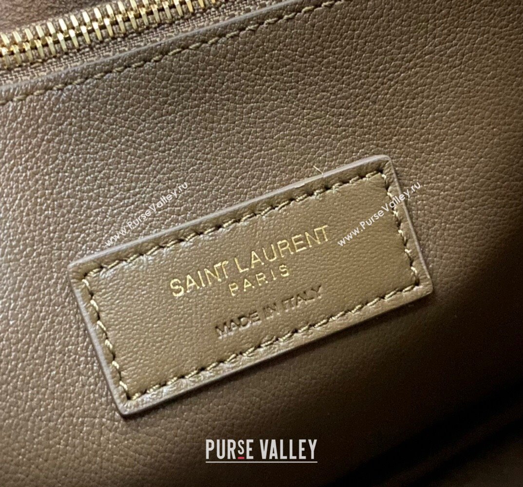 Saint Laurent le 5 à 7 supple small Bag in grained leather 713938 Camel (nana-24011049)