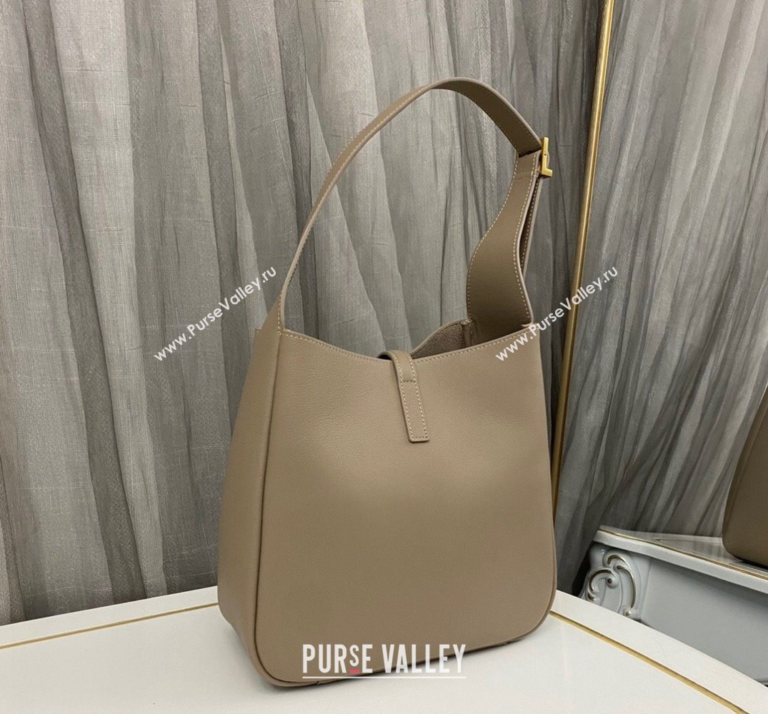 Saint Laurent le 5 à 7 supple small Bag in grained leather 713938 Beige (nana-24011048)