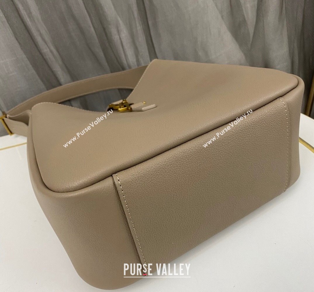 Saint Laurent le 5 à 7 supple small Bag in grained leather 713938 Beige (nana-24011048)