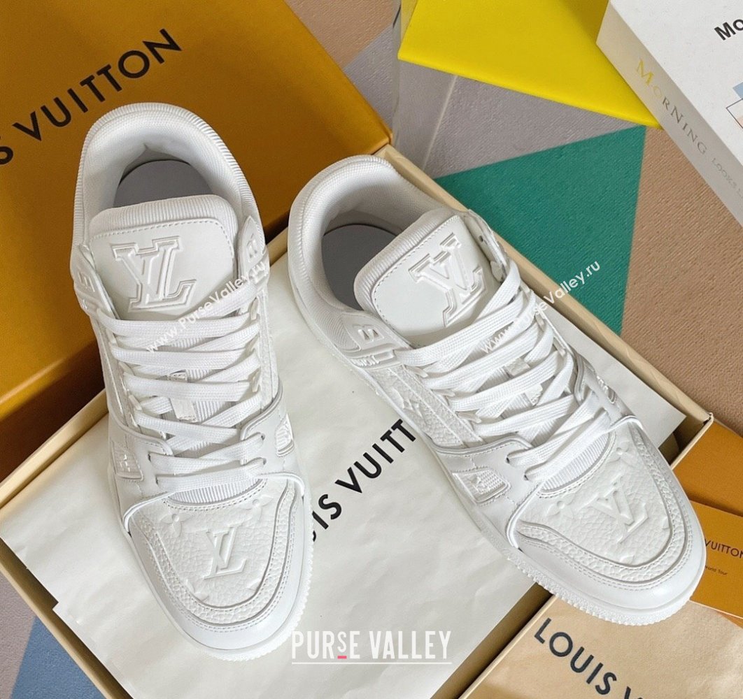 Louis Vuitton LV Trainer Women/Men Sneakers Top Quality 02 2024 (guoran-24011102)