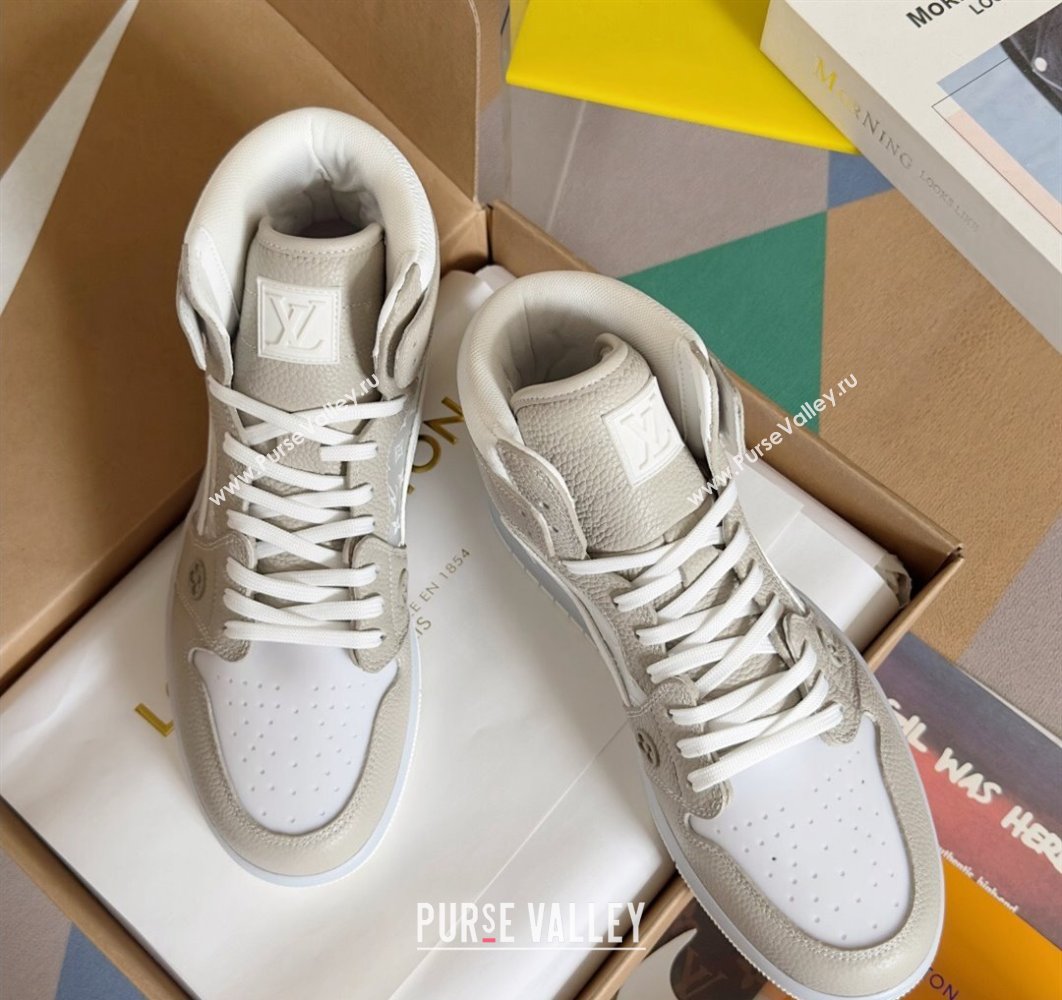 Louis Vuitton x Nike Air Jordan 1 AJ1 Mens High Sneakers Top Quality 03 2024 (guoran-24011213)