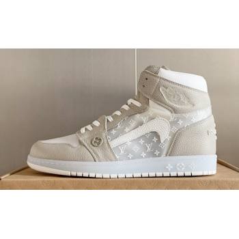 Louis Vuitton x Nike Air Jordan 1 AJ1 Mens High Sneakers Top Quality 03 2024 (guoran-24011213)