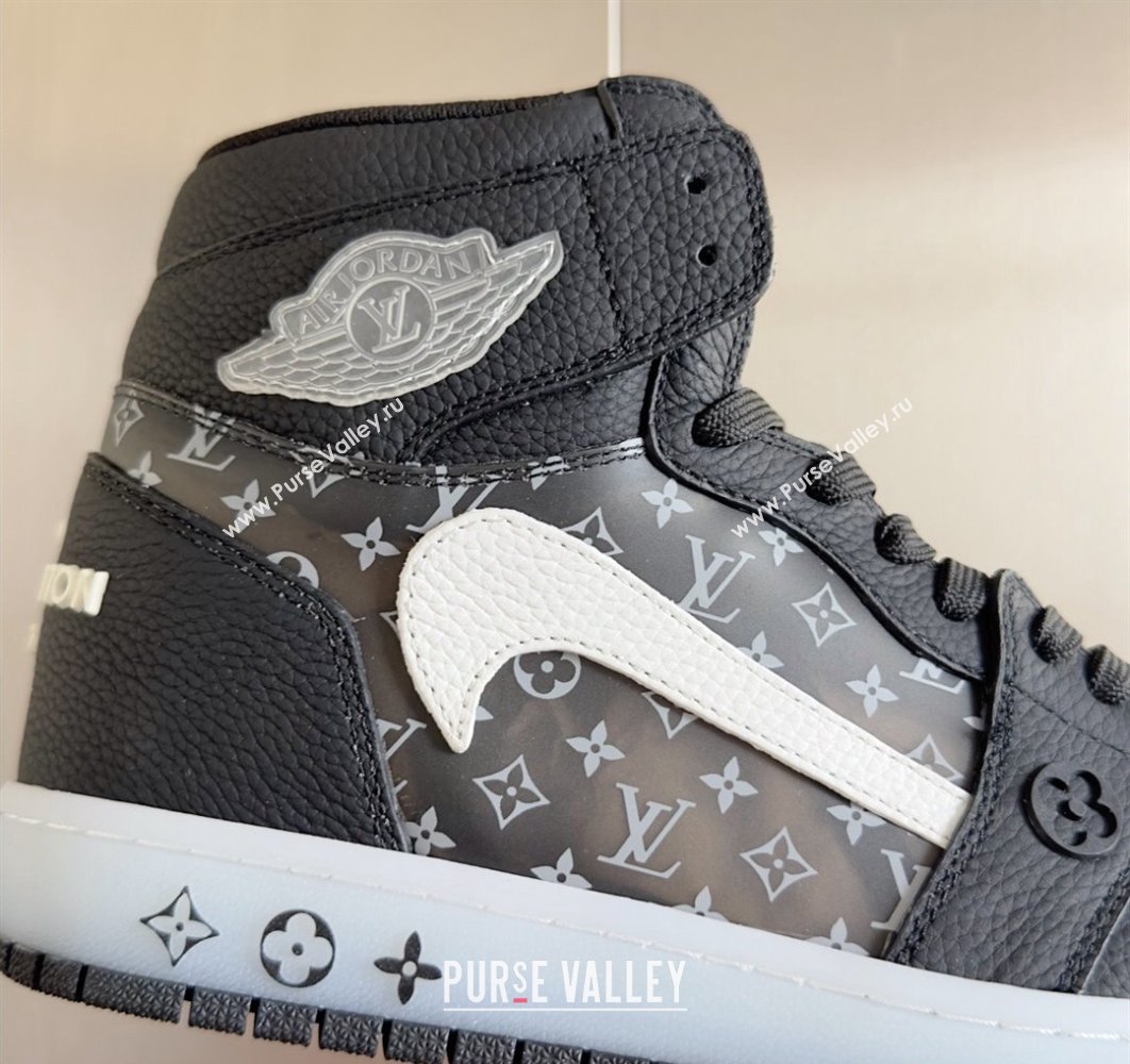 Louis Vuitton x Nike Air Jordan 1 AJ1 Mens High Sneakers Top Quality 04 2024 (guoran-24011214)