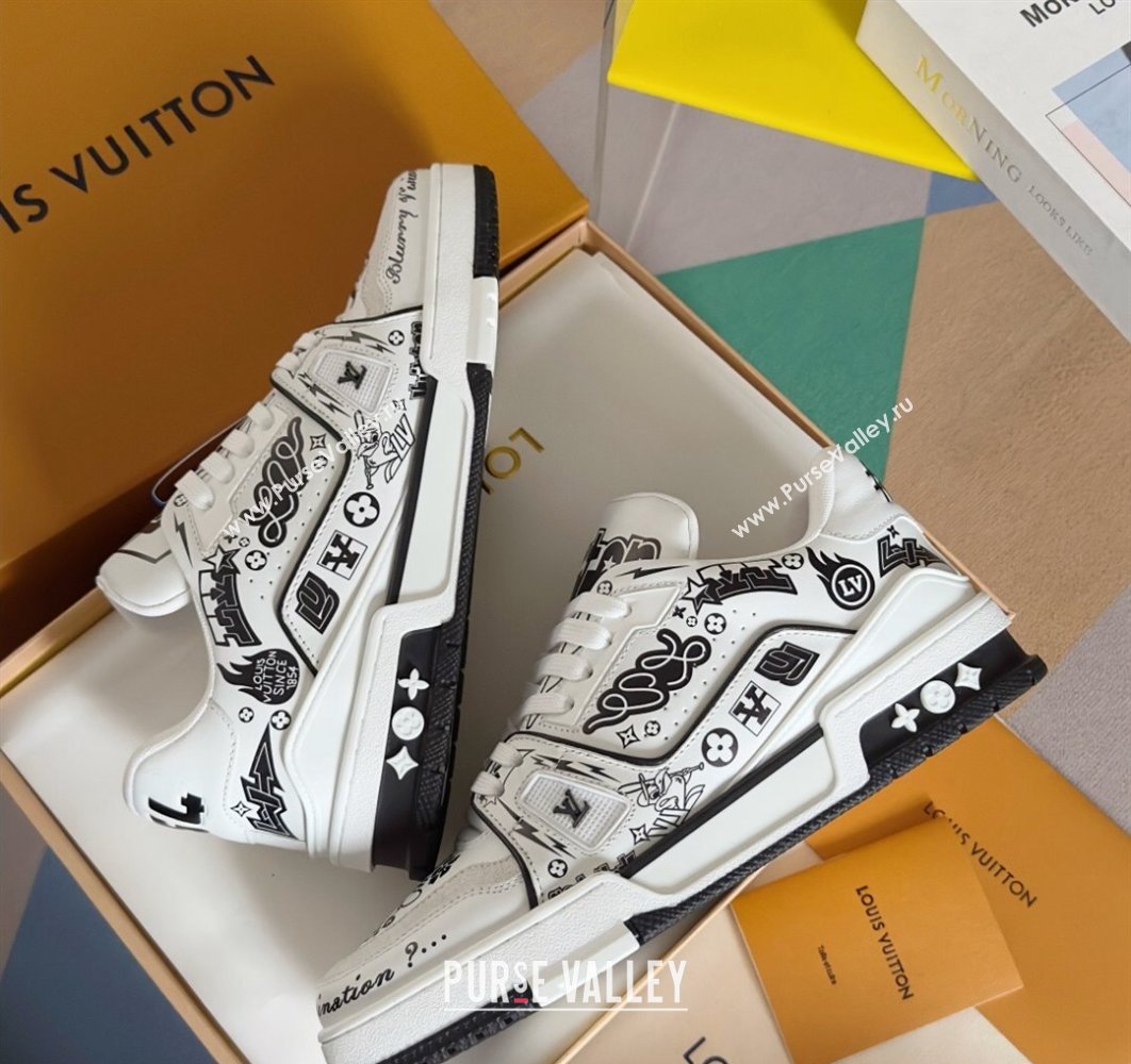 Louis Vuitton LV Trainer Women/Men Sneakers Top Quality 77 2024 (guoran-24011177)