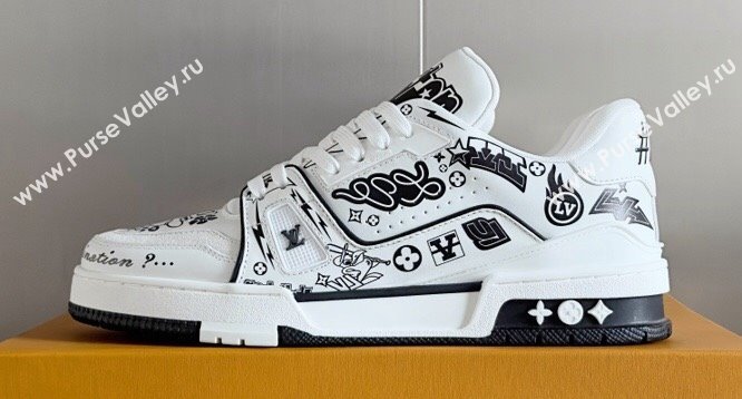 Louis Vuitton LV Trainer Women/Men Sneakers Top Quality 77 2024 (guoran-24011177)