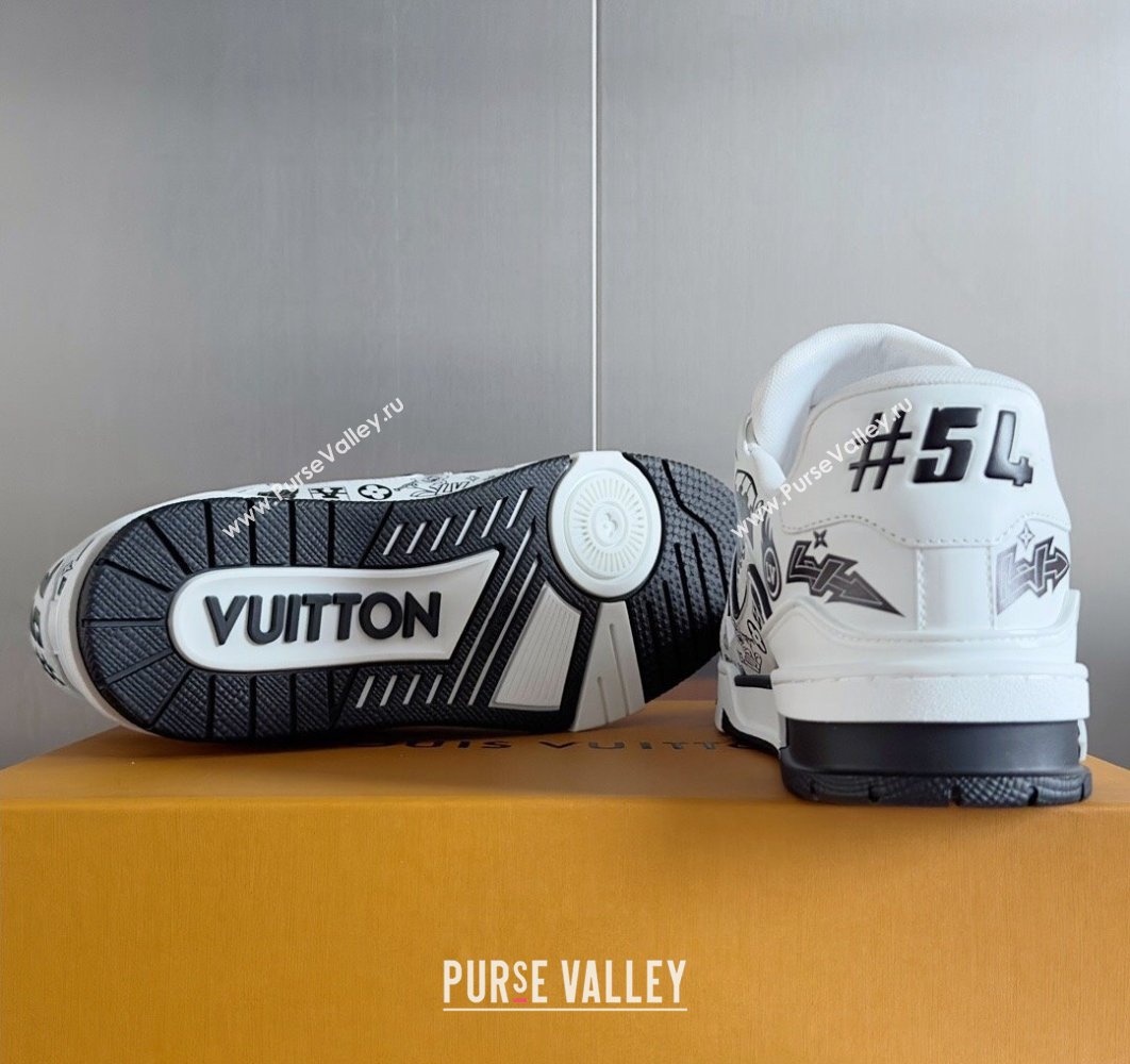 Louis Vuitton LV Trainer Women/Men Sneakers Top Quality 77 2024 (guoran-24011177)