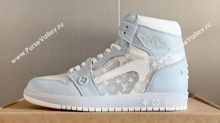 Louis Vuitton x Nike Air Jordan 1 AJ1 Mens High Sneakers Top Quality 01 2024 (guoran-24011211)