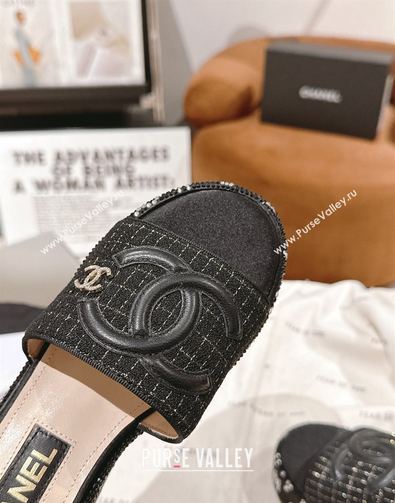 Chanel Strass Heel CC Logo Platform Mules 07 2024 (modeng-24011627)