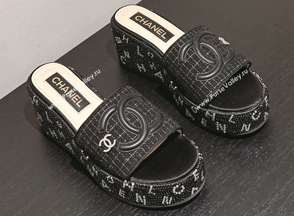 Chanel Strass Heel CC Logo Platform Mules 07 2024 (modeng-24011627)