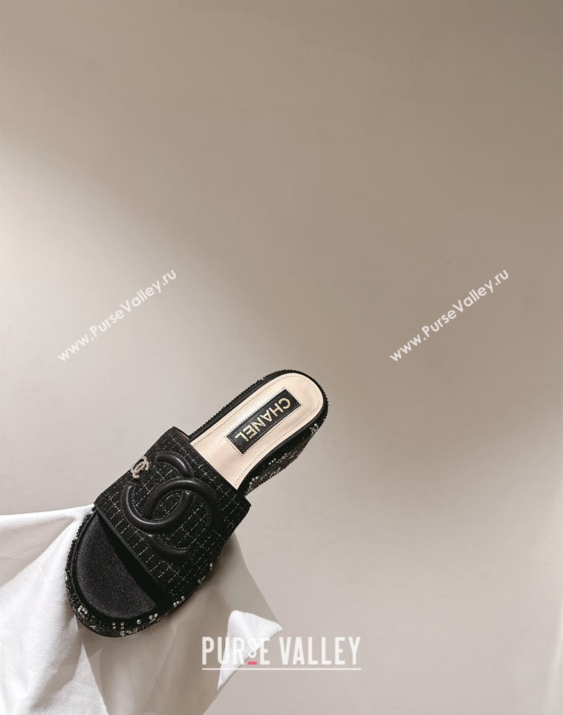 Chanel Strass Heel CC Logo Platform Mules 07 2024 (modeng-24011627)