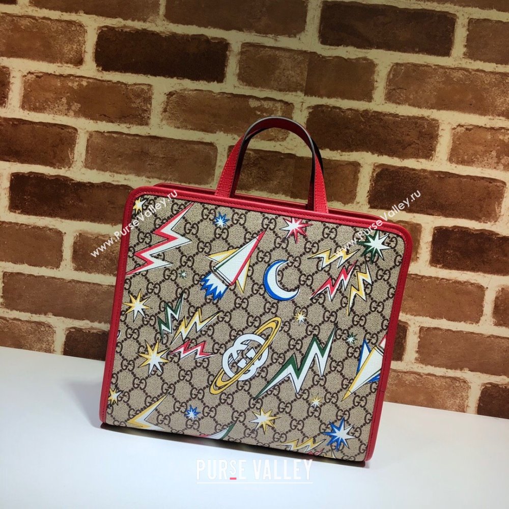 Gucci print tote bag 605614 GG Supreme canvas 02 (dlh-24012902)