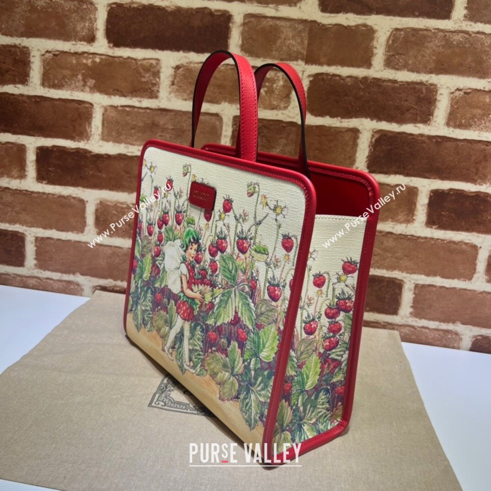 Gucci print tote bag 605614 GG Supreme canvas 03 (dlh-24012903)