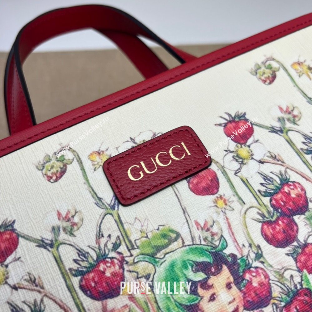 Gucci print tote bag 605614 GG Supreme canvas 03 (dlh-24012903)