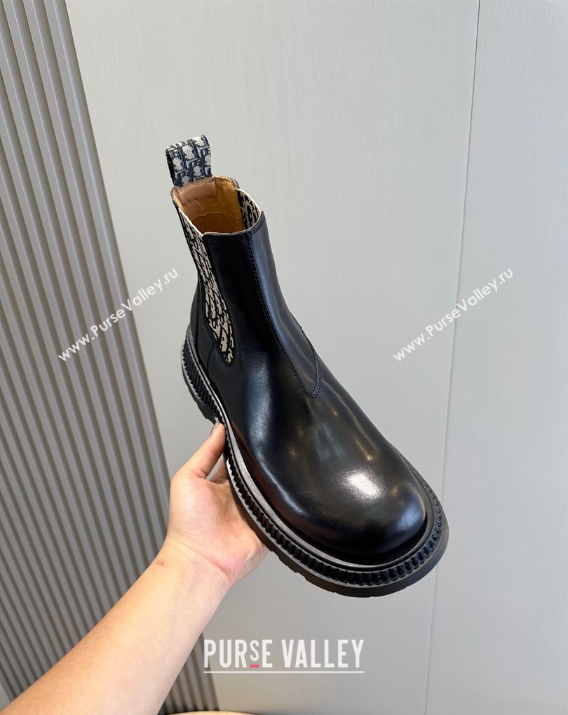 Dior Explorer Chelsea Mens Boots in Calfskin with Dior Oblique Motif 08 (shouhe-24011908)