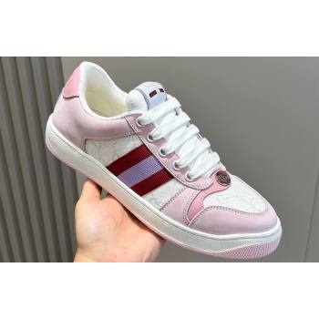 Gucci Mens Screener sneakers in GG Supreme canvas with Web 05 (shouhe-24011915)