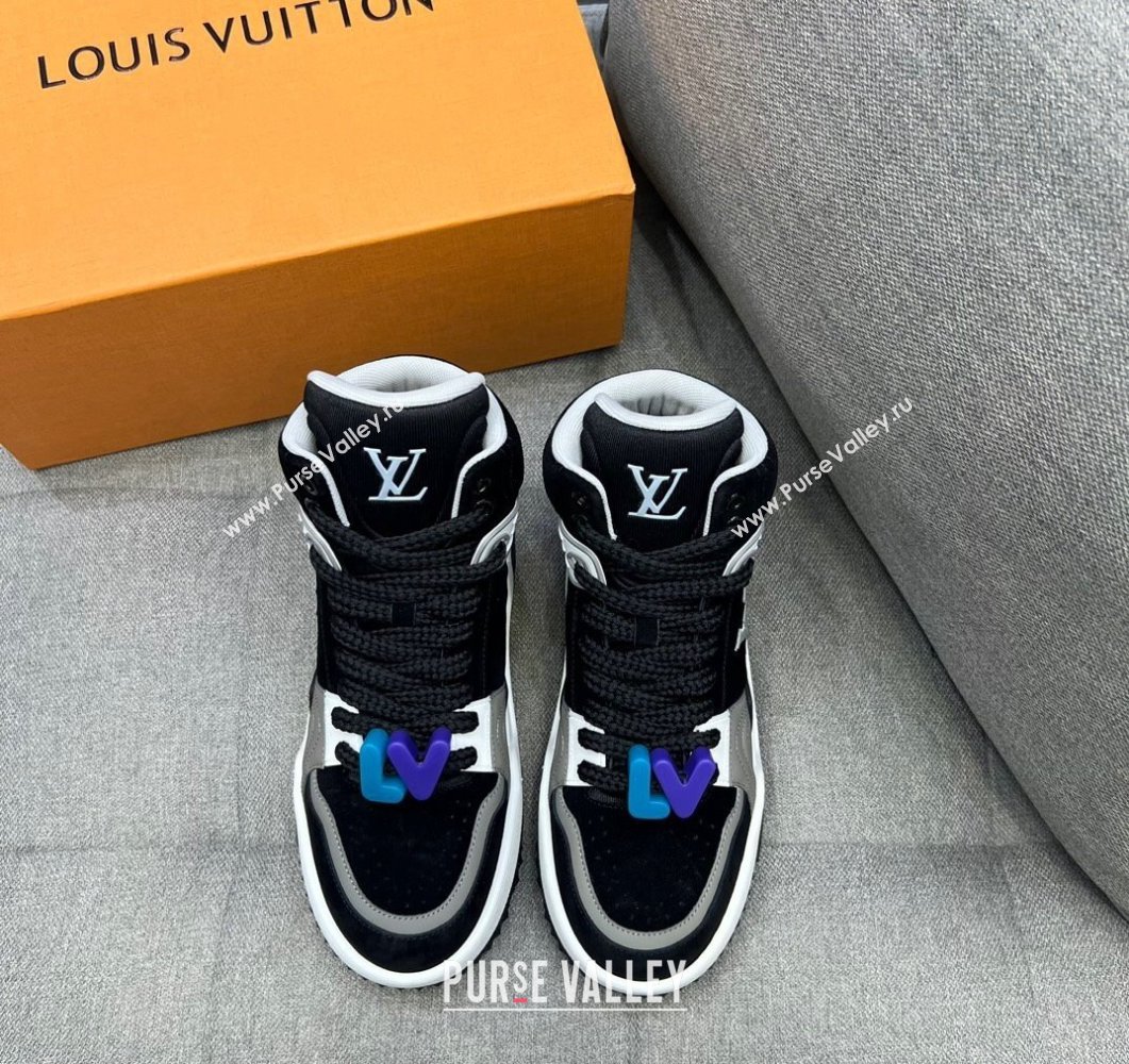 Louis Vuitton Mens LV Trainer Sneaker Boots 04 (shouhe-24011934)