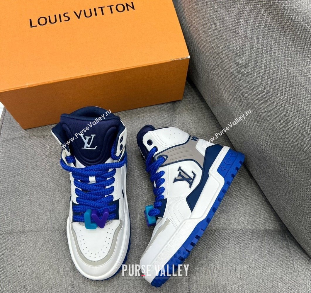 Louis Vuitton Mens LV Trainer Sneaker Boots 06 (shouhe-24011936)