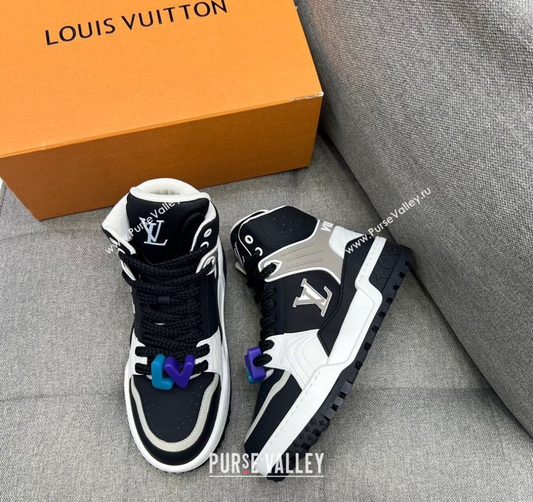 Louis Vuitton Mens LV Trainer Sneaker Boots 07 (shouhe-24011937)