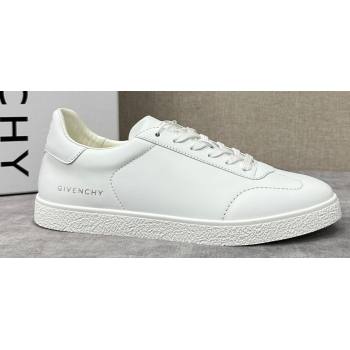 Givenchy Town Mens Sneakers in leather White (shouhe-240119h39)