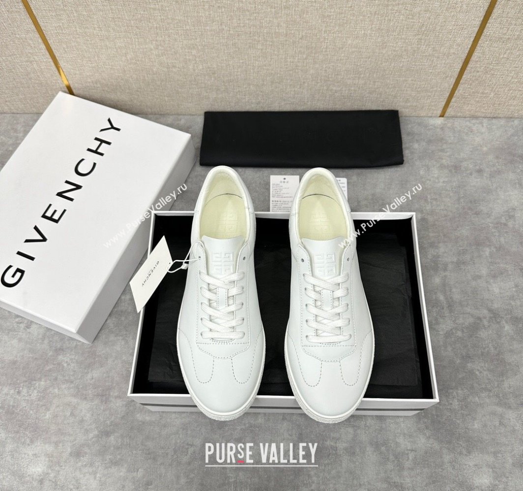 Givenchy Town Mens Sneakers in leather White (shouhe-240119h39)