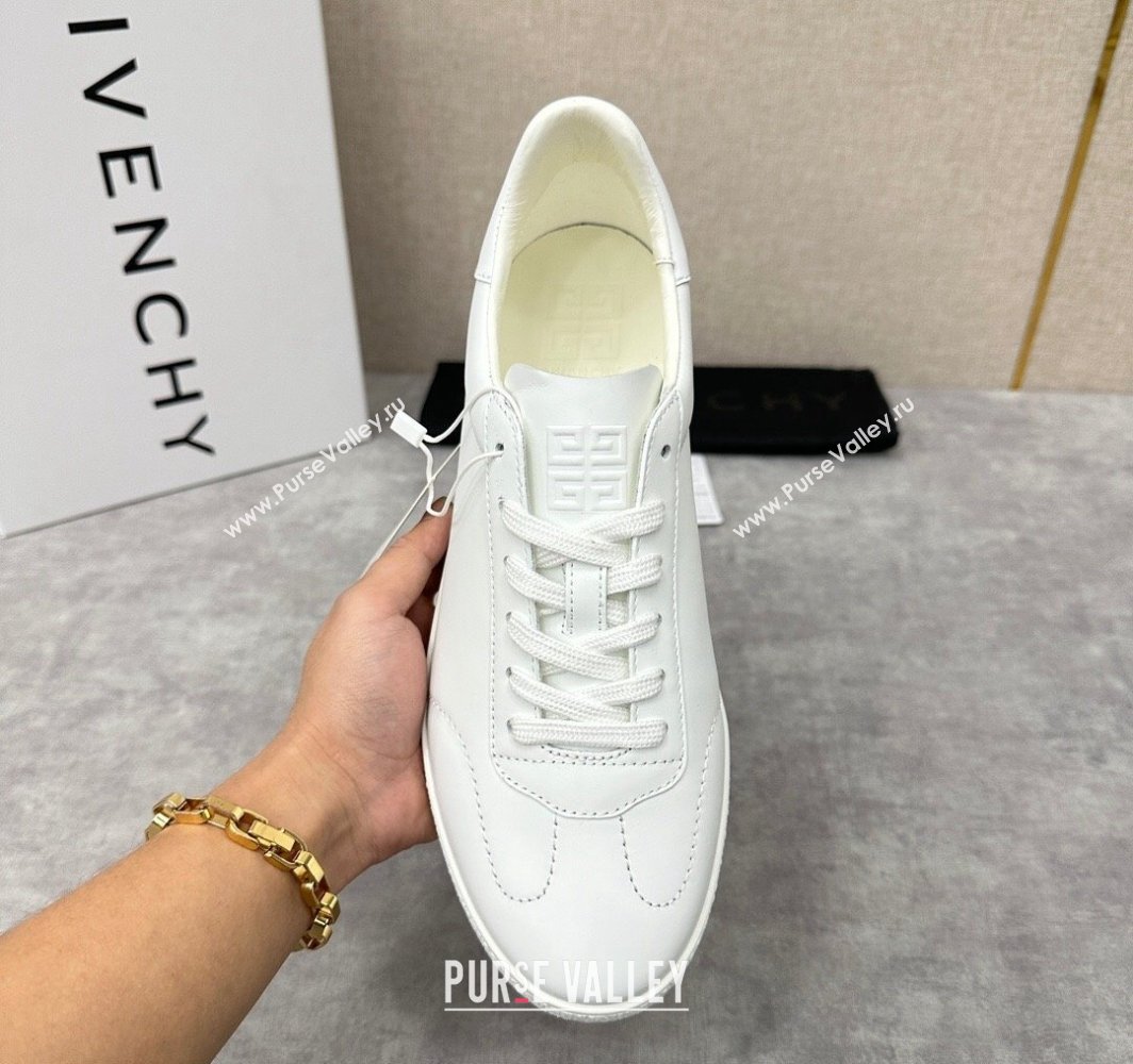 Givenchy Town Mens Sneakers in leather White (shouhe-240119h39)